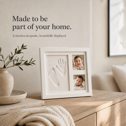 Baby Hand & Footprint Memory Frame